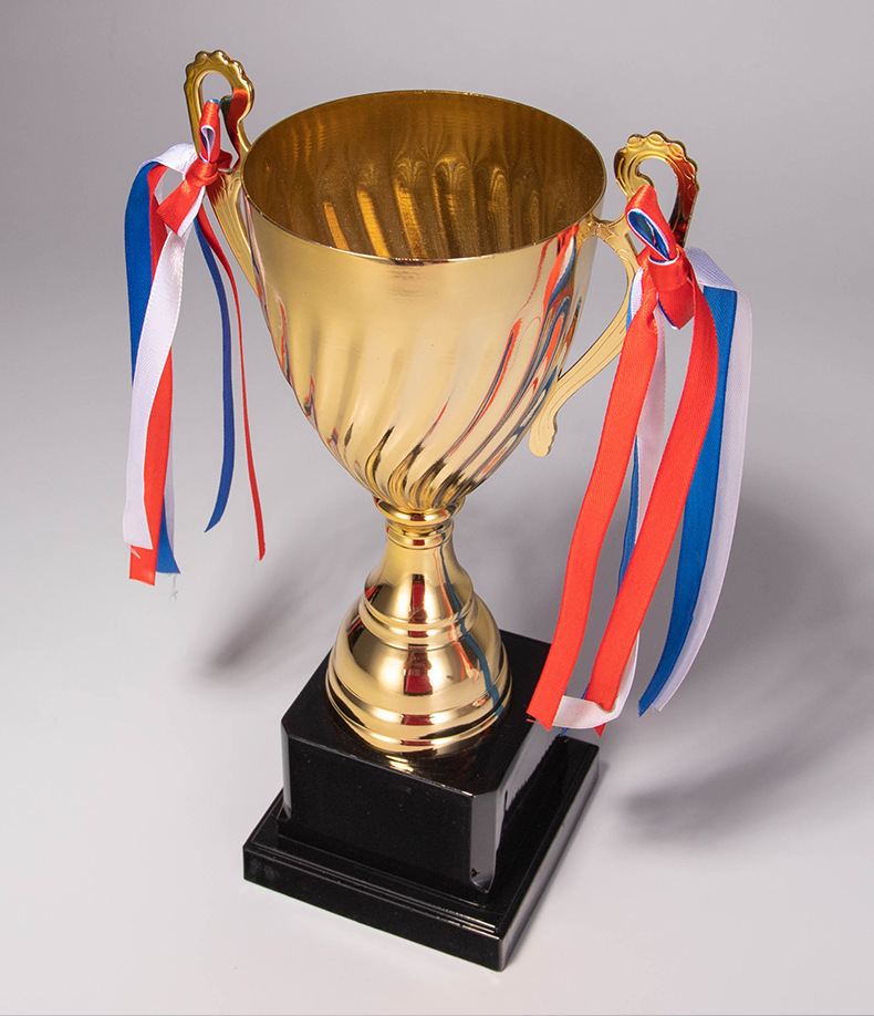 运动会奖杯定制 金属篮球足球比赛跆拳道纹绣新创意年会奖杯定做
