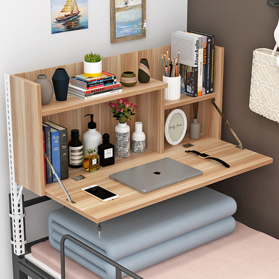 大学生宿舍神器床上书桌懒人学习桌上铺可升降写字桌下铺折叠桌子