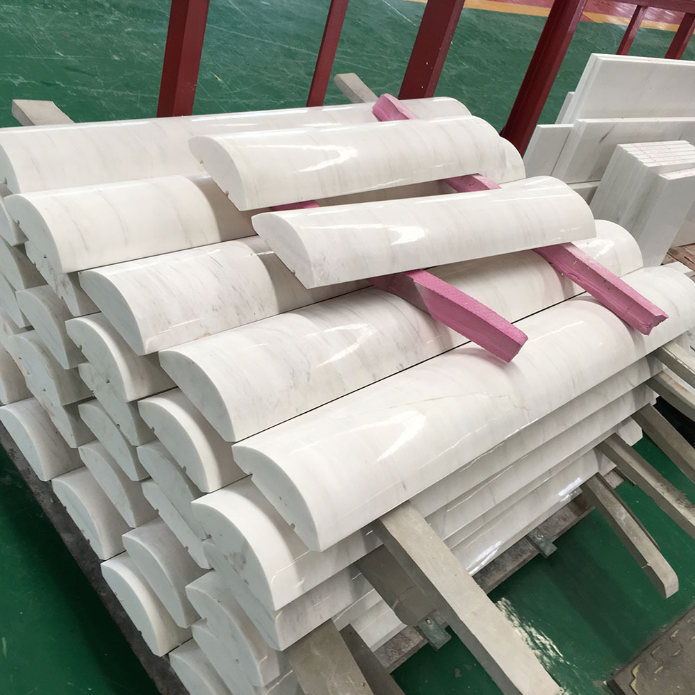 天然大理石皇家白玉背景墙 室内场所 家居装饰 各种规格定制