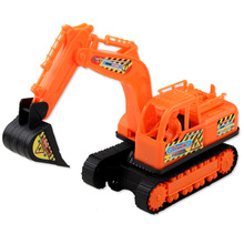 儿童仿真模型玩具惯性挖土机玩具建筑工程挖掘机地摊热卖批发