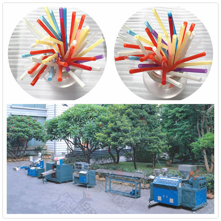 降解料pla吸管挤出机吸管设备笔芯管挤出生产线
