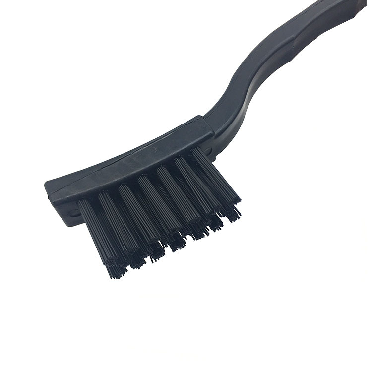 防静电曲柄刷子 工业用刷小毛刷 软毛清洁黑色牙刷 优质硬质材料
