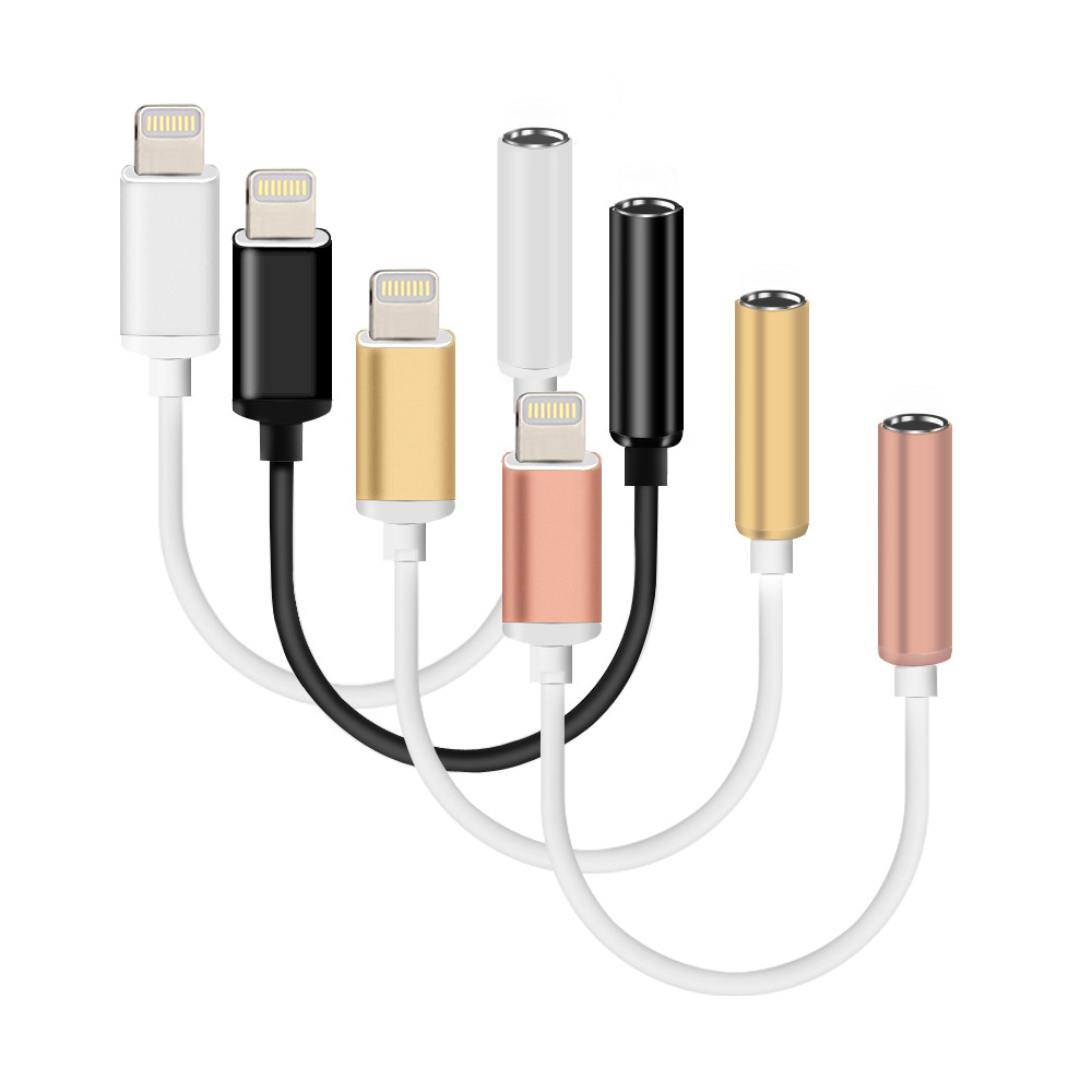 8pin苹果转接头 适用于iphone12等 lightning转3.5mm转接头