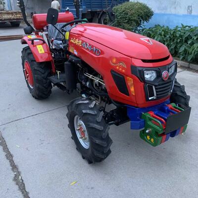 554四驱拖拉机大棚王单缸小四轮拖拉机厂家低矮型四轮旋耕机价格