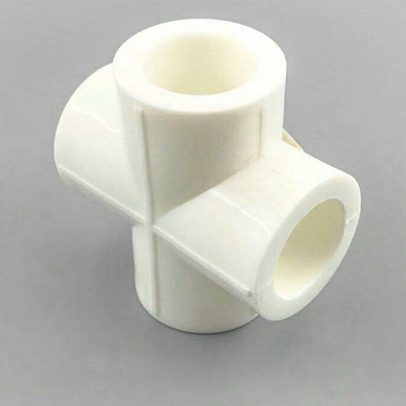 供应2075ppr四通变径四通75ppr正四通