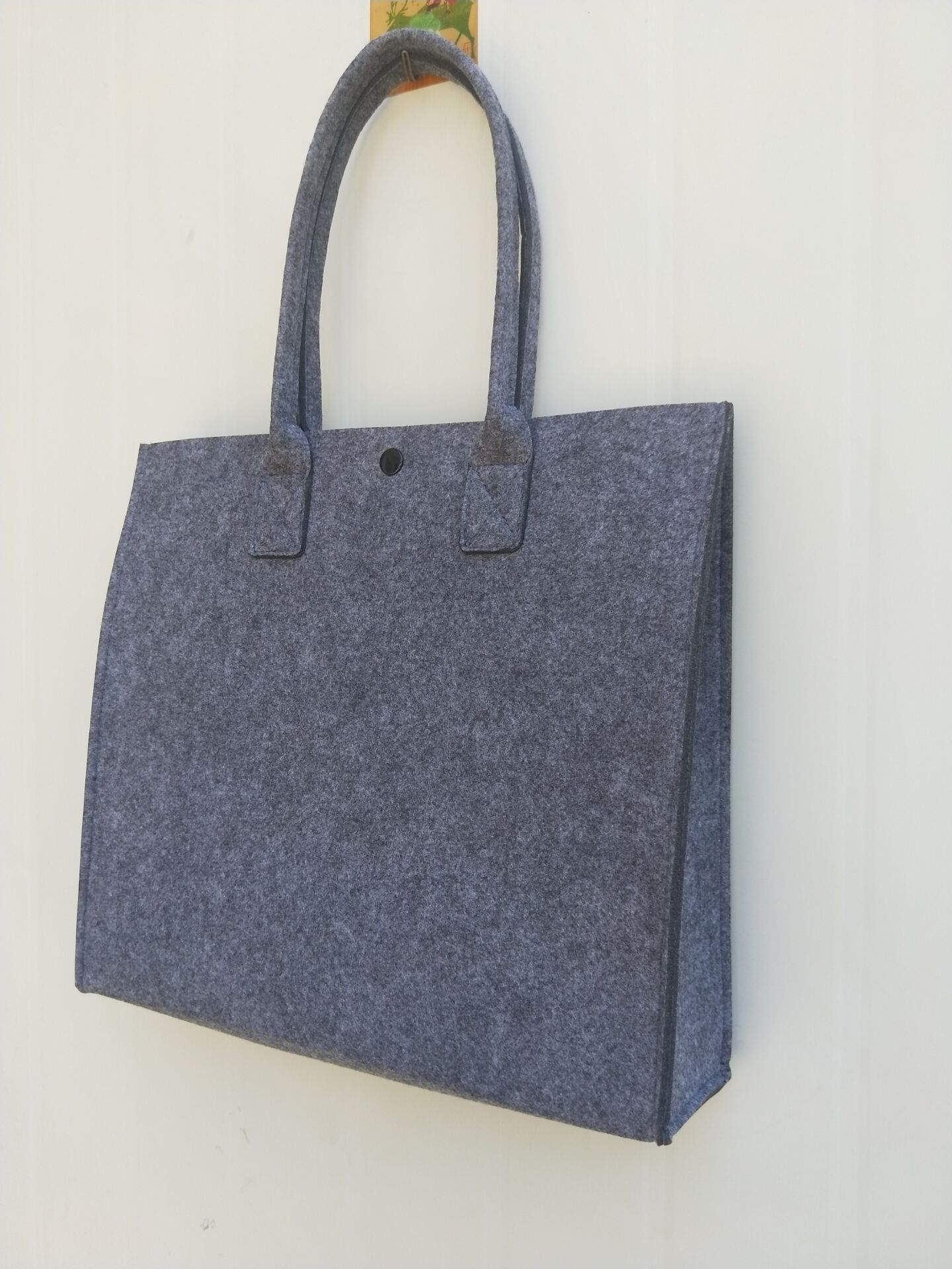 毛毡包时尚女士单肩包服装礼品手提袋毛毡布购物袋订做广告logo