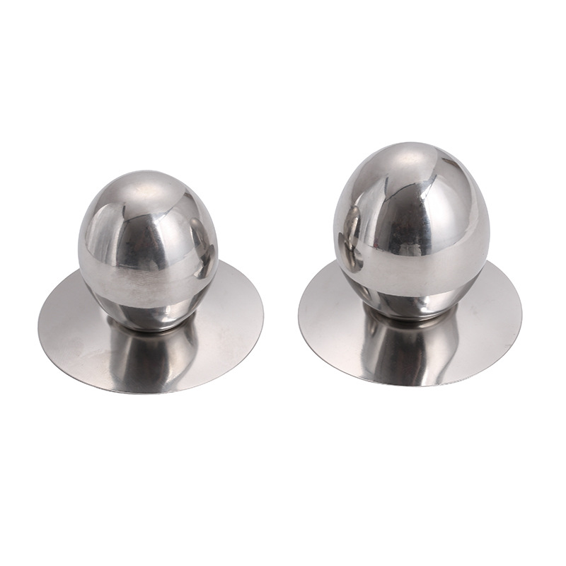 kitchen accessories cook pan lid knob handle universal household anti-scald handle stainless steel large medium star cover beads