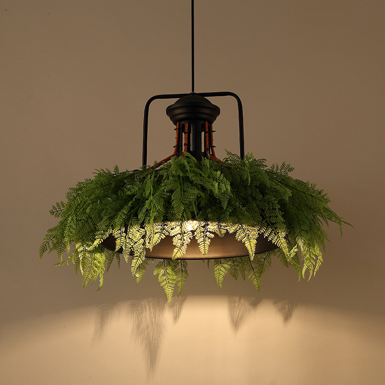 胡桃吊灯主题餐厅吊灯时尚酒吧洒馆装饰吊灯仿真植物吊灯创意灯