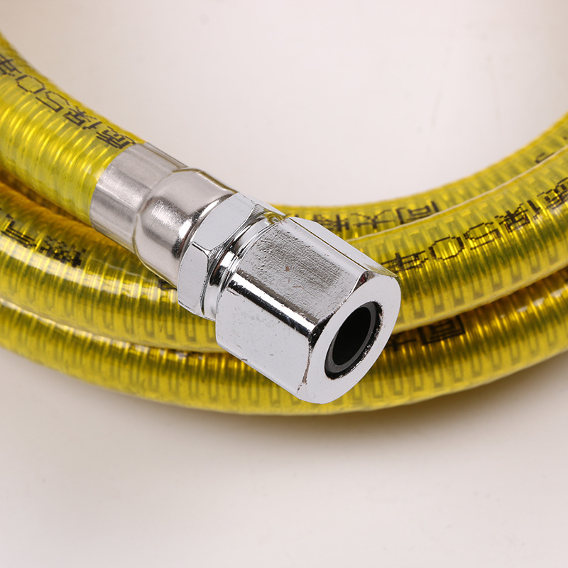 现货批发厨房灶台配件燃气波纹管 耐用易清洗全铜紧固螺丝燃气管