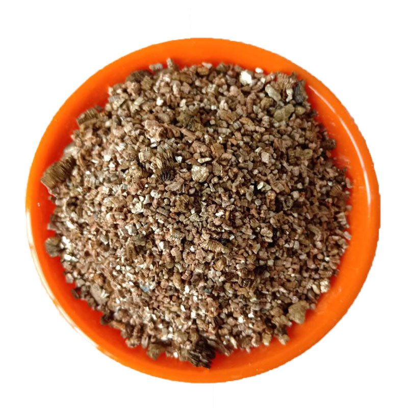 厂家现货供应膨胀蛭石颗粒 园艺建筑材料用3-6mm蛭石颗粒