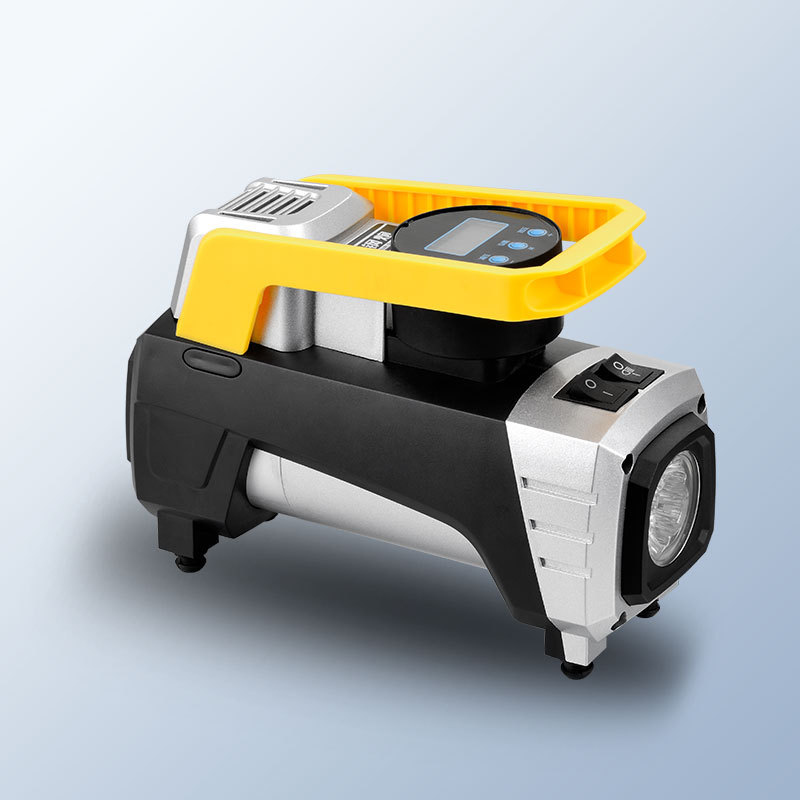 12v汽车车载智能轮胎打气充气泵便携式无线电动迷你手持式电动车