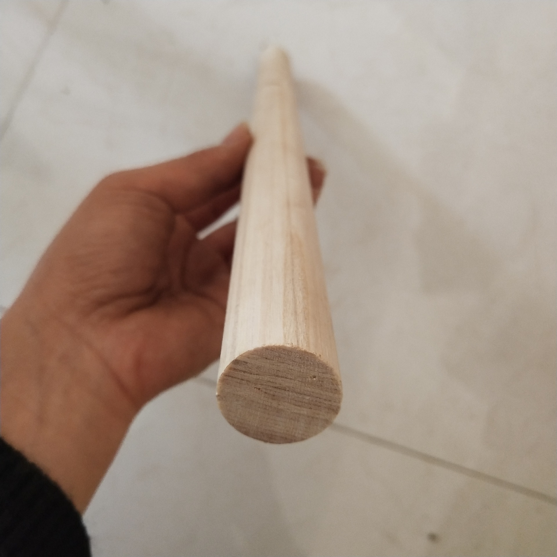 科技圆木棒实木楼梯扶手 科技木圆形 天然实木水曲柳