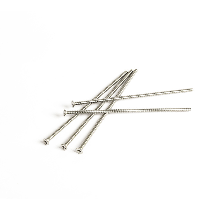 不锈钢细长螺丝沉头机牙螺丝可定制十字沉头m6*x110-160加长螺丝