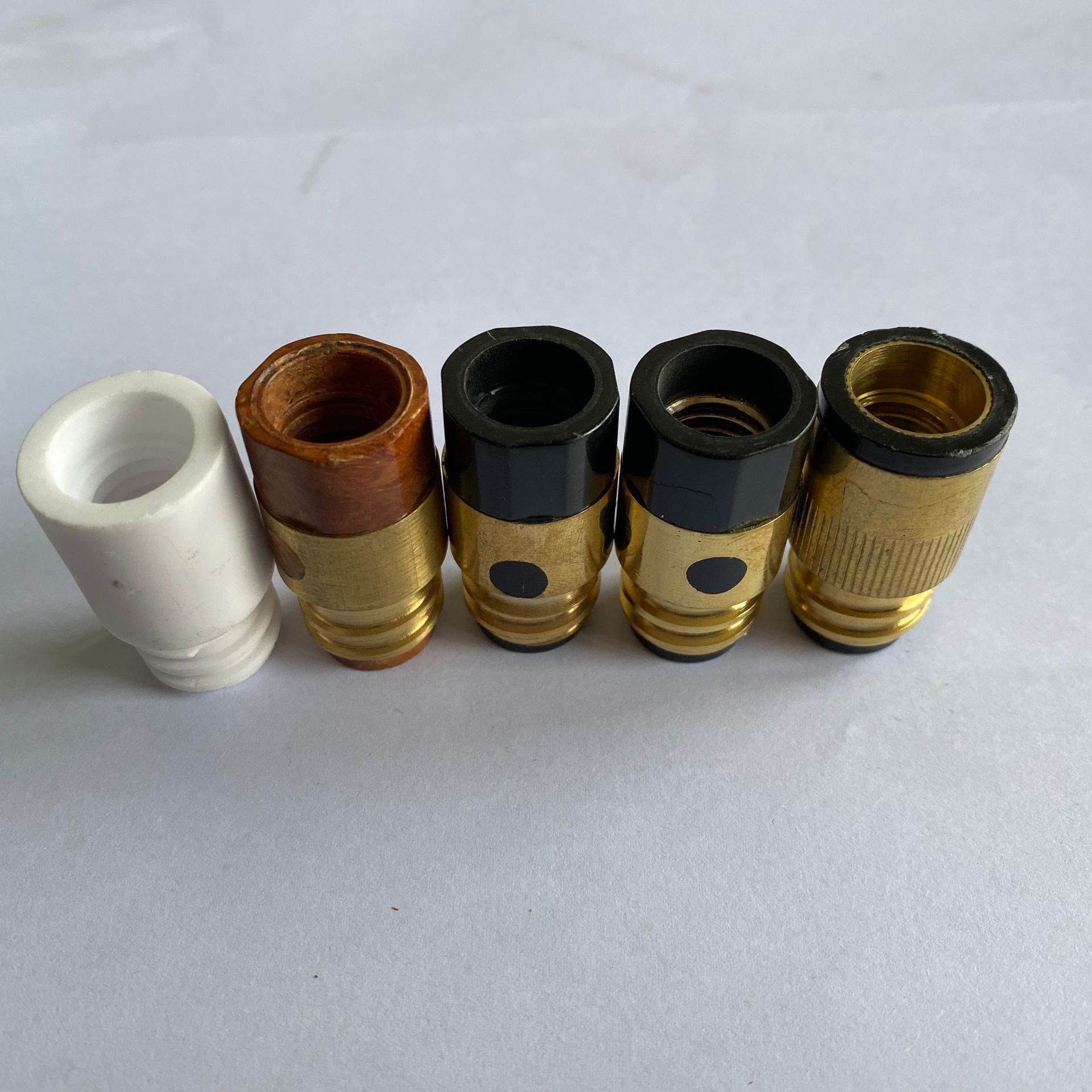 气保焊350/500a二保焊枪绝缘套 铜芯树脂全铜绝缘筒体陶瓷黄板料