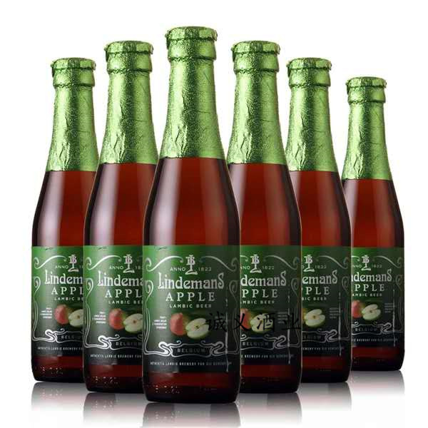 林德曼苹果啤酒 250ml*24瓶 lindemans 果味啤酒