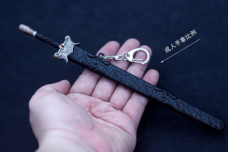 刀剑神域动漫武器周边桐人阐释者金木樨水妖精剑鞘兵器22cm