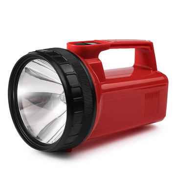 【4d/6v】d号干电池供电探照灯 led塑料手提照明灯