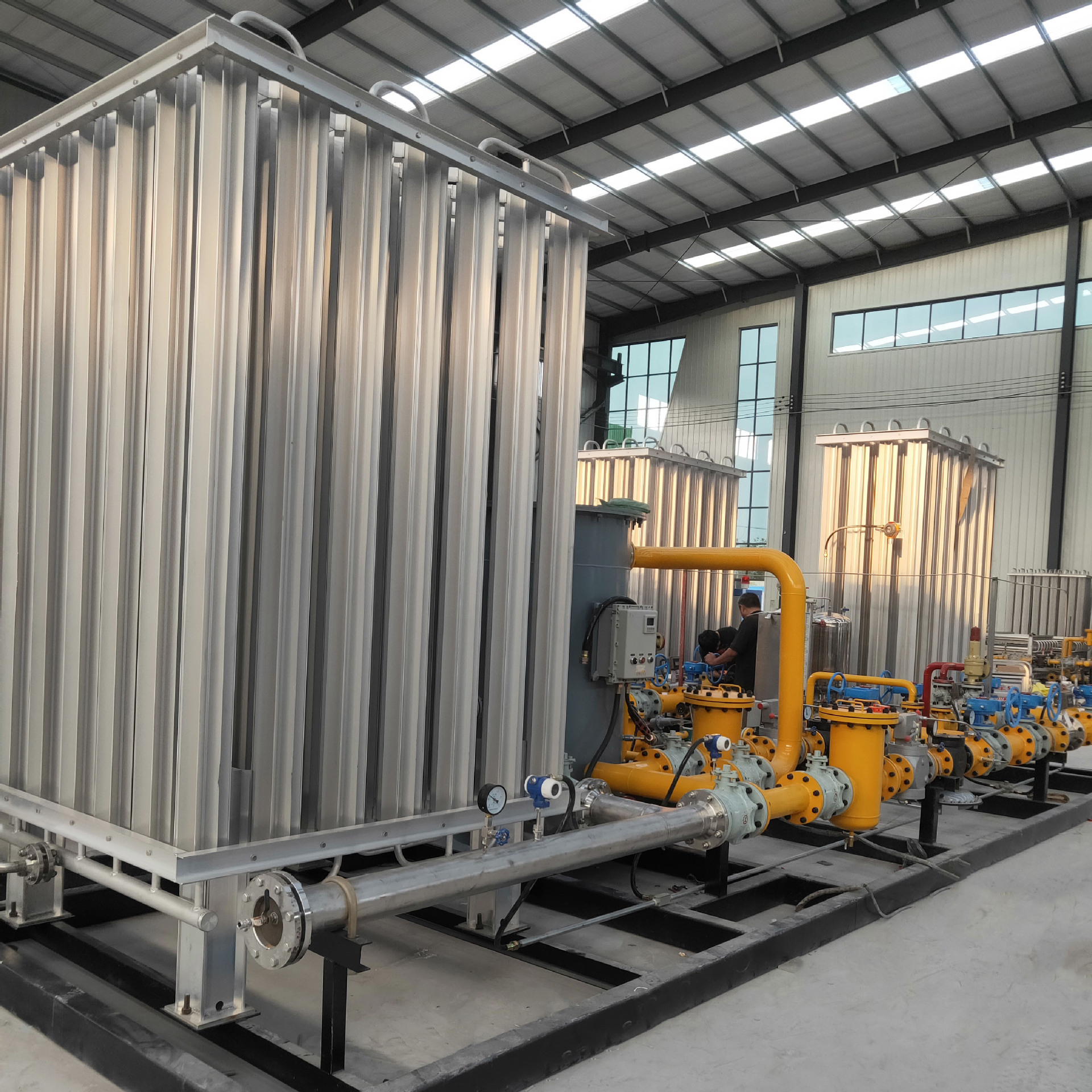 专业生产卸车增压汽化器lng卸车增压器储罐增压器lng卸车增压撬