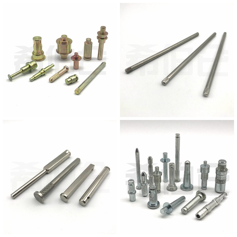 菱形滚花台阶定位销 高强度定位柱 不锈钢精密螺纹弹簧定位销