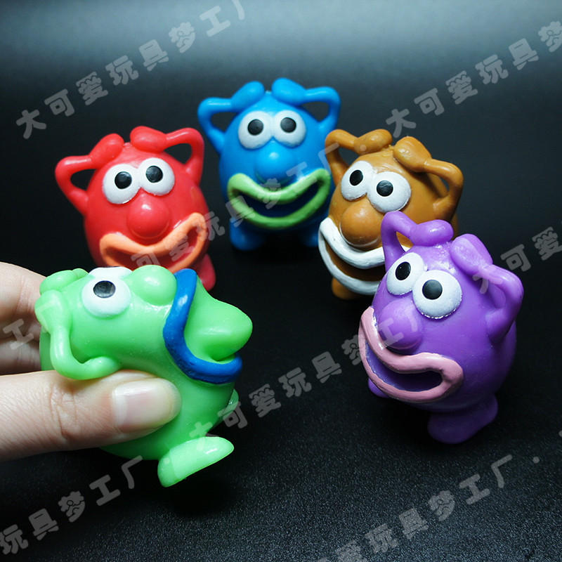 吐舌土豆先生挤挤乐 吐舌蛋头人捏捏乐 吐舌头挤压创意玩具
