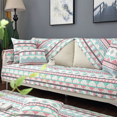 纯棉沙发垫四季通用防滑沙发罩全包沙发垫套装 组合沙发套全包