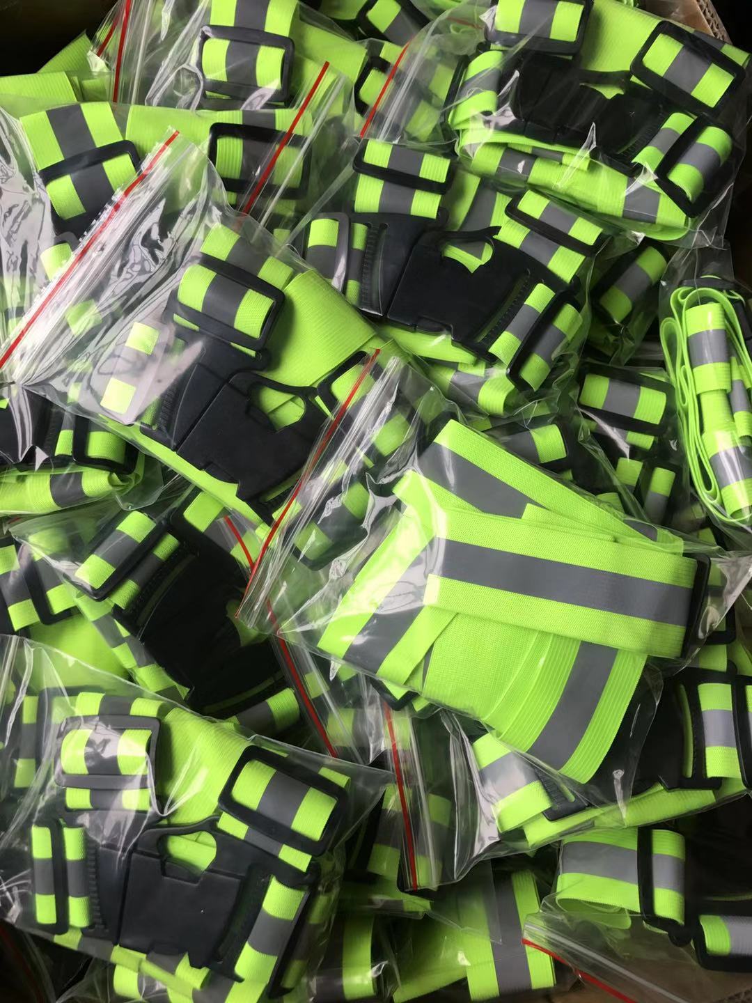 夜跑运动户外装备 骑行交通反光衣背带 登山弹力反光马甲