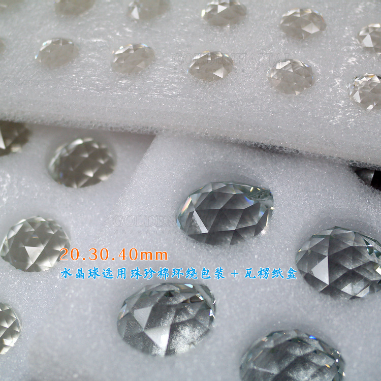 Crystal Lighting Ball 15.20.30.40.50.60.70.80.100mm Ball Bead Curtain Accessories Material Pendant