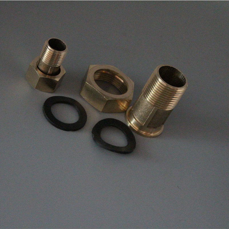 厂家直销铜水表接头4分6分1寸 水表管件配件接头 水表接帽