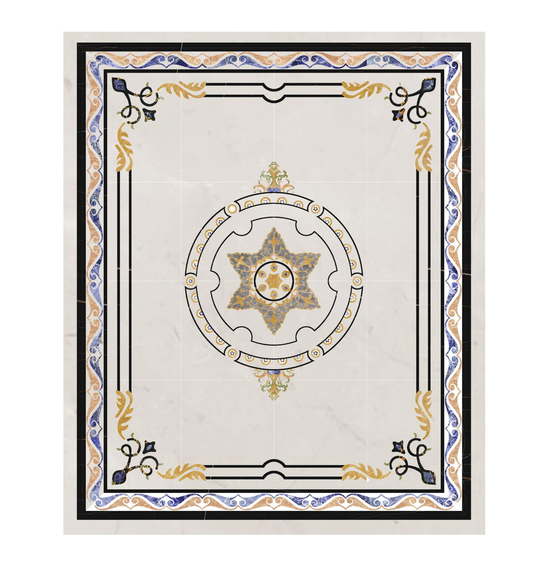 marble云浮大理石拼花水刀拼花欧式地面墙身私人定制water jet