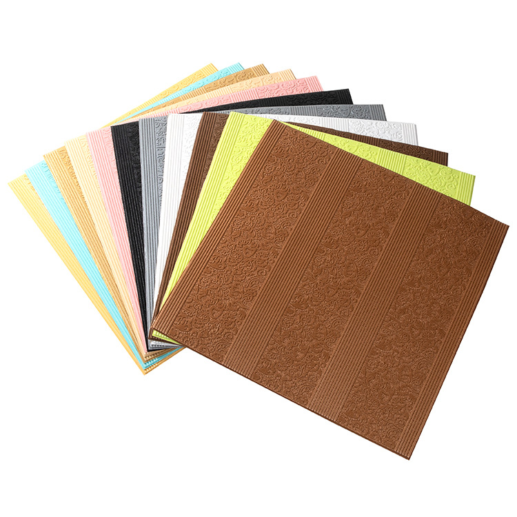 蝶恋花3d立体墙贴发泡xpe隔音防潮自粘防撞墙贴 背景装饰墙壁贴