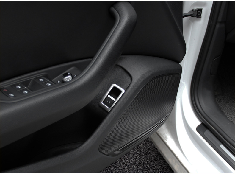 适用于2017-19款奥迪a4l后备箱开关装饰亮条 新a4l内饰改装配件贴