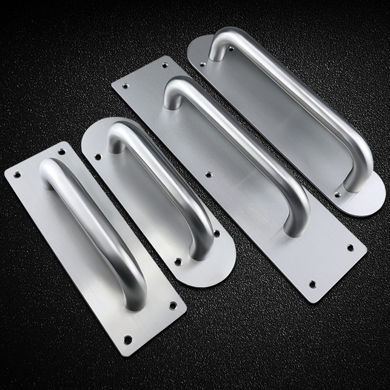 加厚实心不锈钢推拉板明装拉手木门防火门拉手厂家直销推拉把手