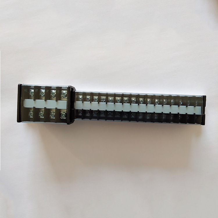 厂家供应电工电气接线端子排黑色阻燃固定式接线端子排定制