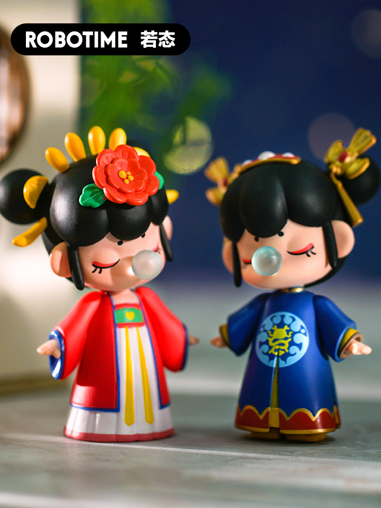 若态盲盒小屋今夕何夕囡茜手工diy复古建筑模型拼装玩具创意礼物