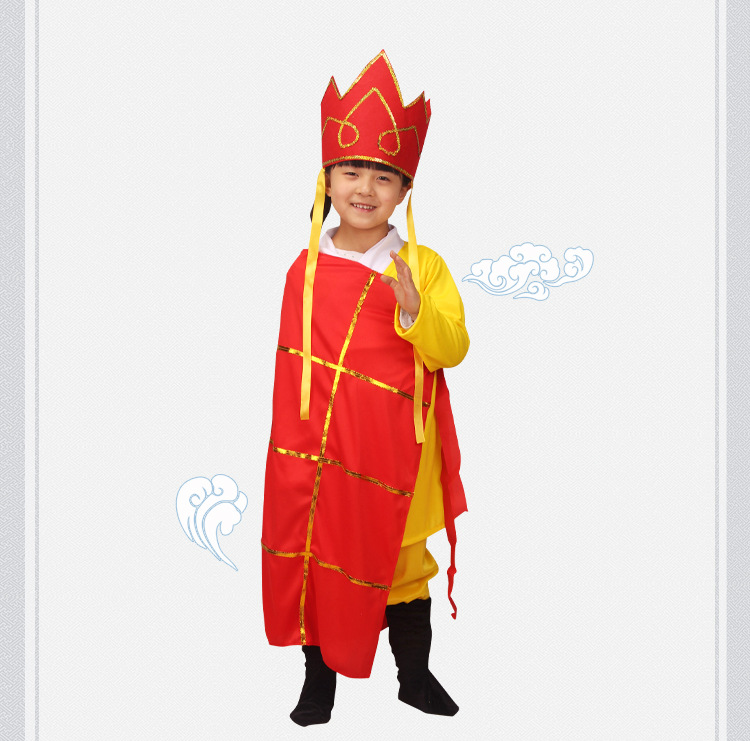 成人儿童演出表演服装西游记衣服唐僧孙悟空猪八戒沙僧舞台服饰