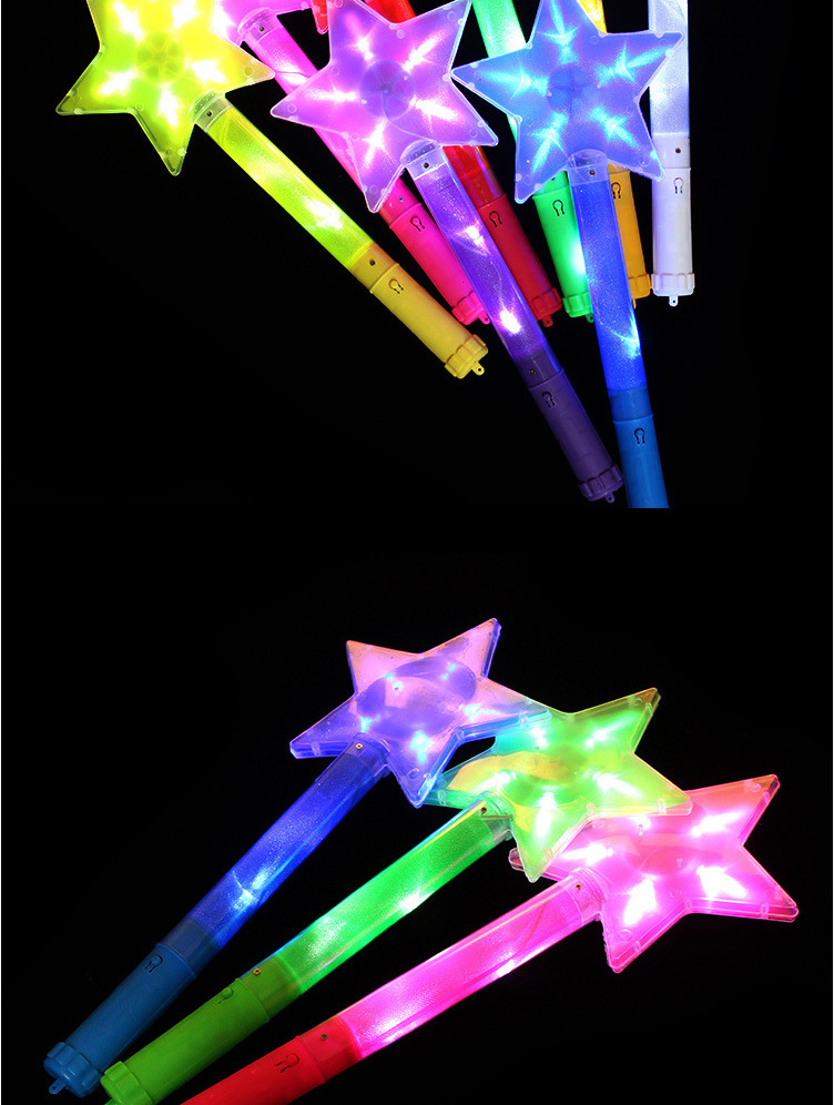 五角星发光棒星星荧光棒 晚会闪光棒演唱会用品 应援助威道具定制