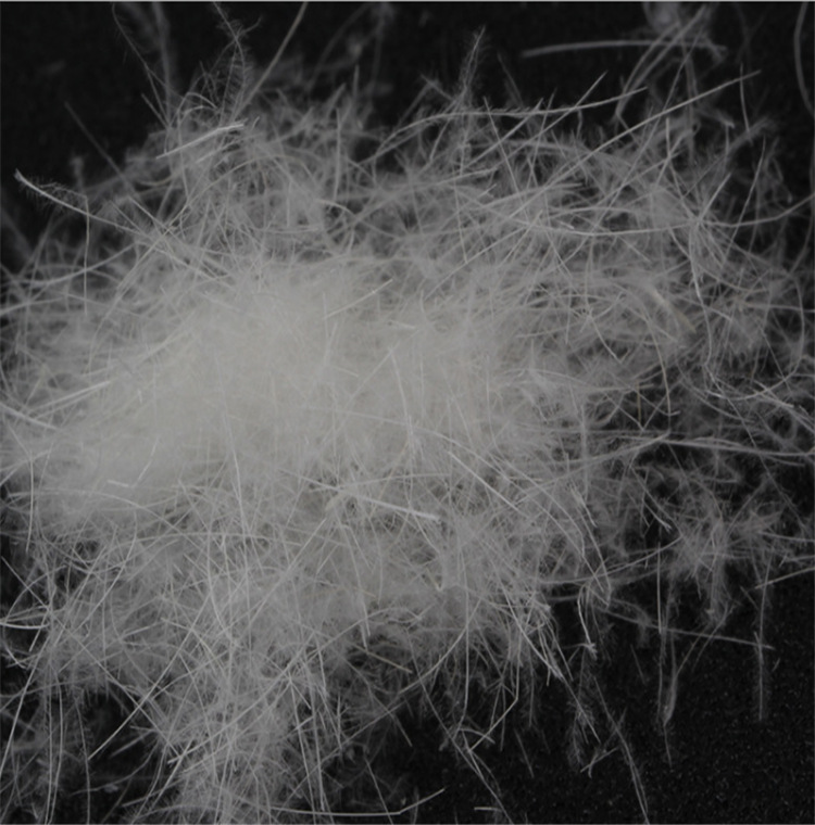 羽丝绒丝90绒手感羽毛粉碎羽绒批发鸭丝高绒丝服装丝飞丝毛是粗丝