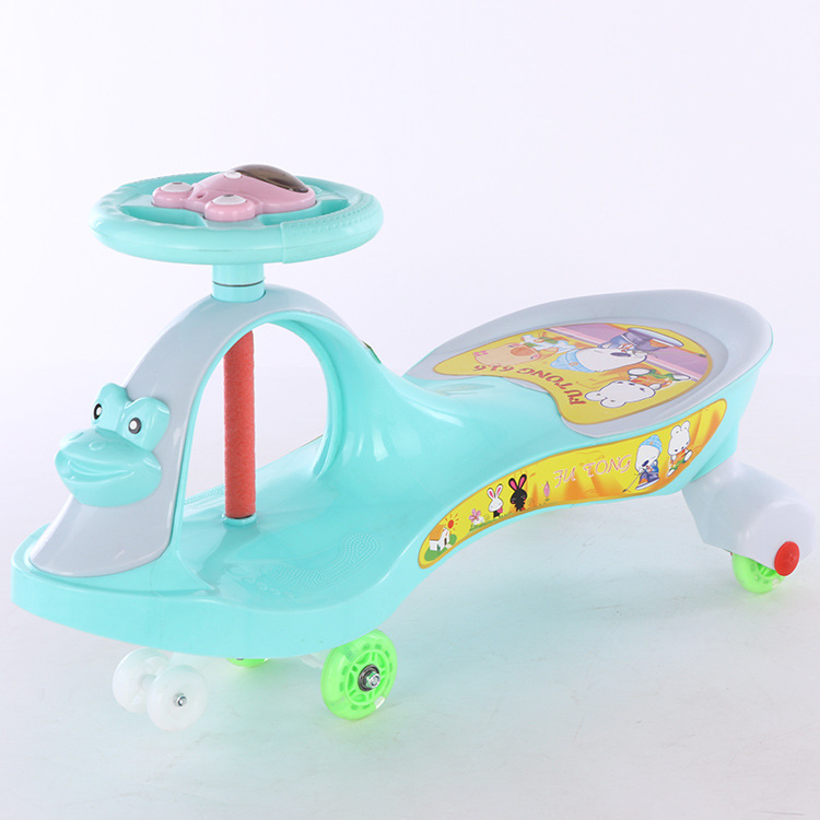 Children's Scooter Swing Car Mute Bobby Car 1-6 Years Old Swing Car Luge Factory Direct Sales One Piece Dropshipping