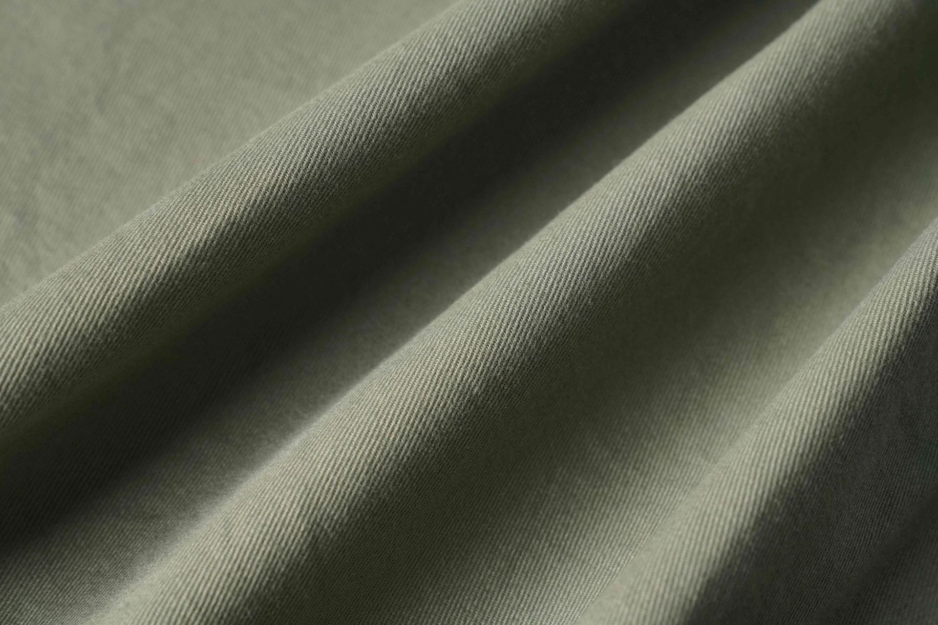 爆款秋冬棉布纱卡全棉弹力斜纹粗斜梭织全棉布全棉裤子面料