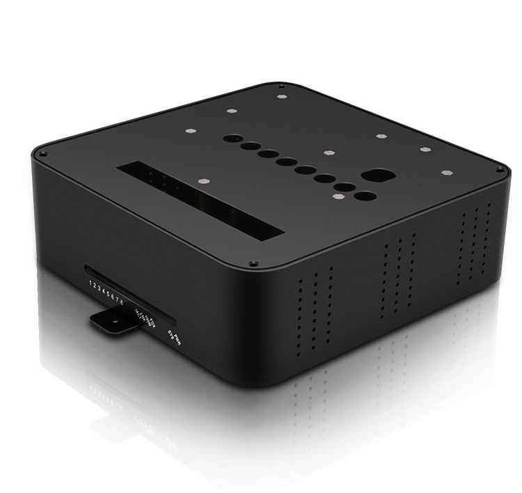 厂家直销全铝合金迷你机箱mini-itx小机箱工控工业路由器定制加工