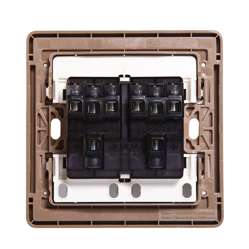 siemens/西门子 睿致arina 玫瑰金 16a四位单控开关5ta81423nc04