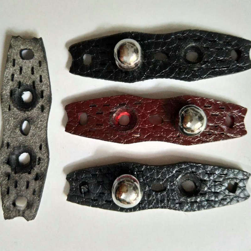 现货批发扁皮防滑皮兜弹弓配件准确定位超纤皮兜定制皮兜厂家