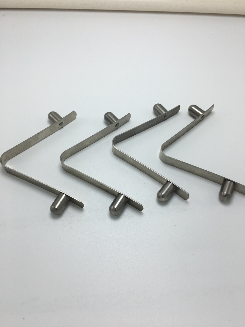 广告帐篷 雨伞管内孔定位单头双头实心弹扣 弹簧扣 v型弹片