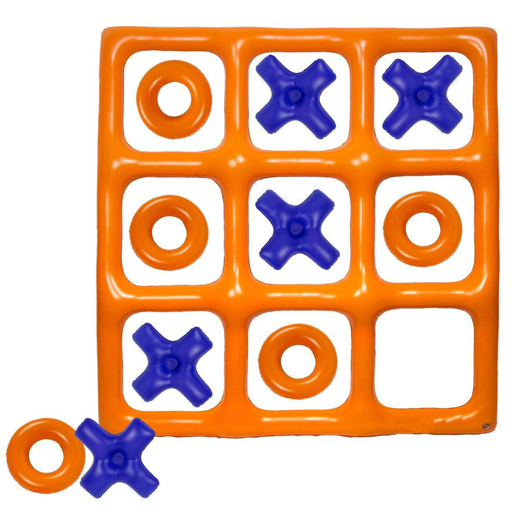 源头工厂制造 环绿pvc充气九宫格棋盘 户外草地游戏 充气套圈玩具