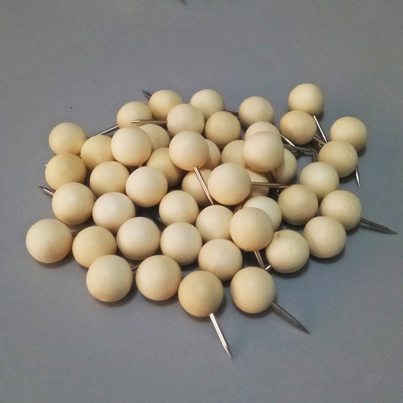 创意按钉软木板钉子大头钉图钉画原木图钉木质图钉软木照片工字钉