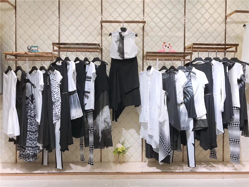 一线品牌圣迪奥2019休闲棉麻夏装品牌女装连衣裙品牌折扣尾货女装
