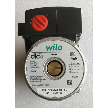壁挂炉威乐82w水泵wilo82wtypnfsl126he3c