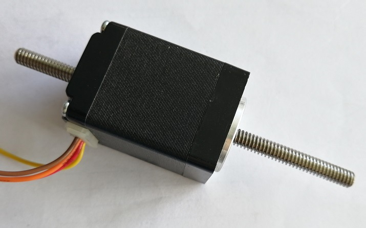 现货优惠28直线步进电机丝杆贯通式电机微型电机马达步进电机