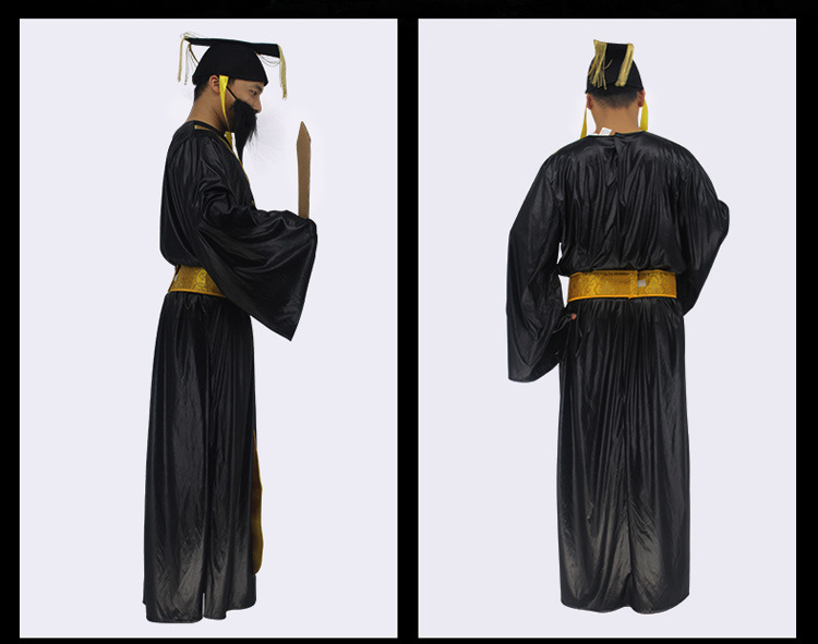 万圣节表演服古代鬼装服中国鬼片服装阎王衣服地狱之王服装恐怖服