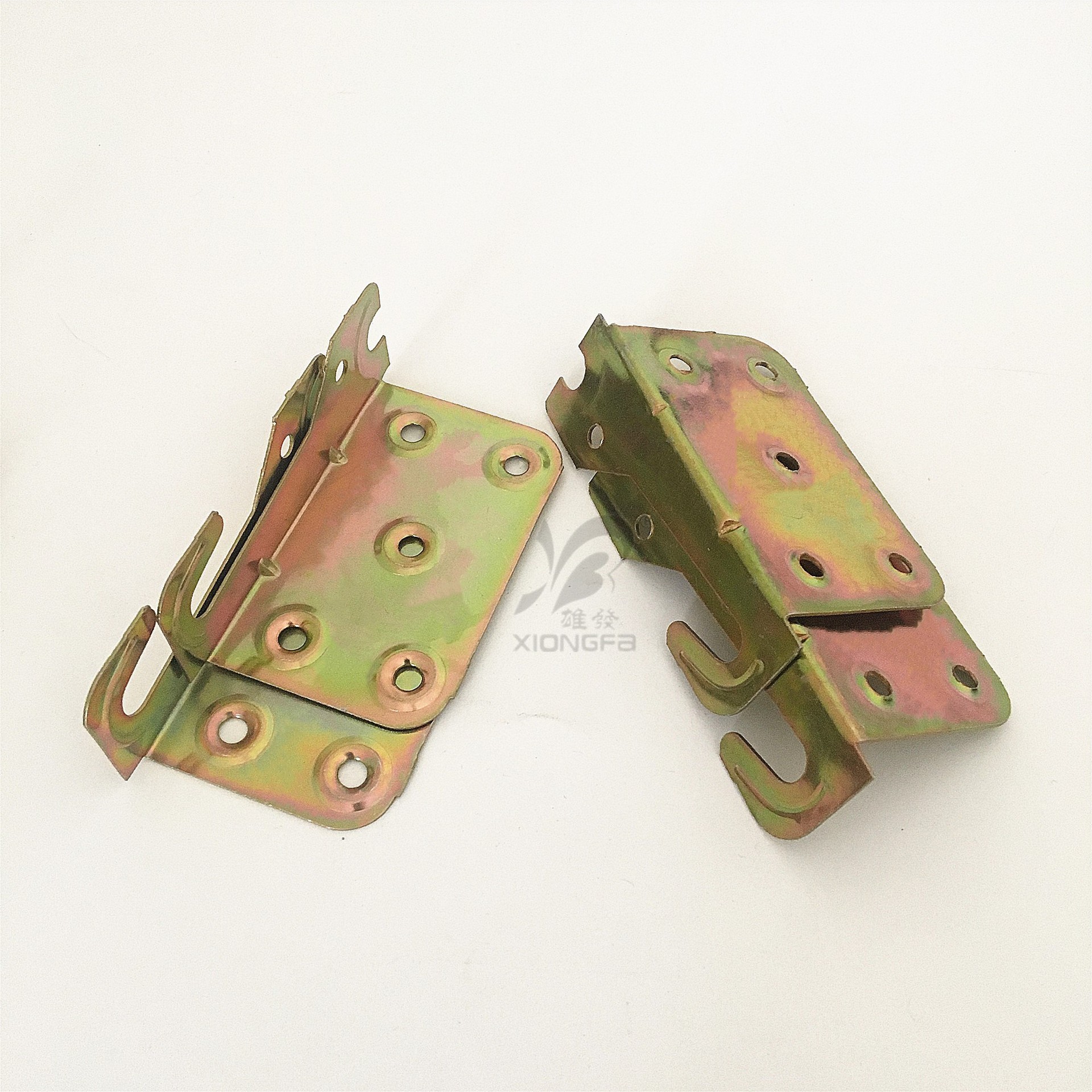 厂家直销90大床板床铰床挂钩床挂片床用床插木床固定五金配件批发